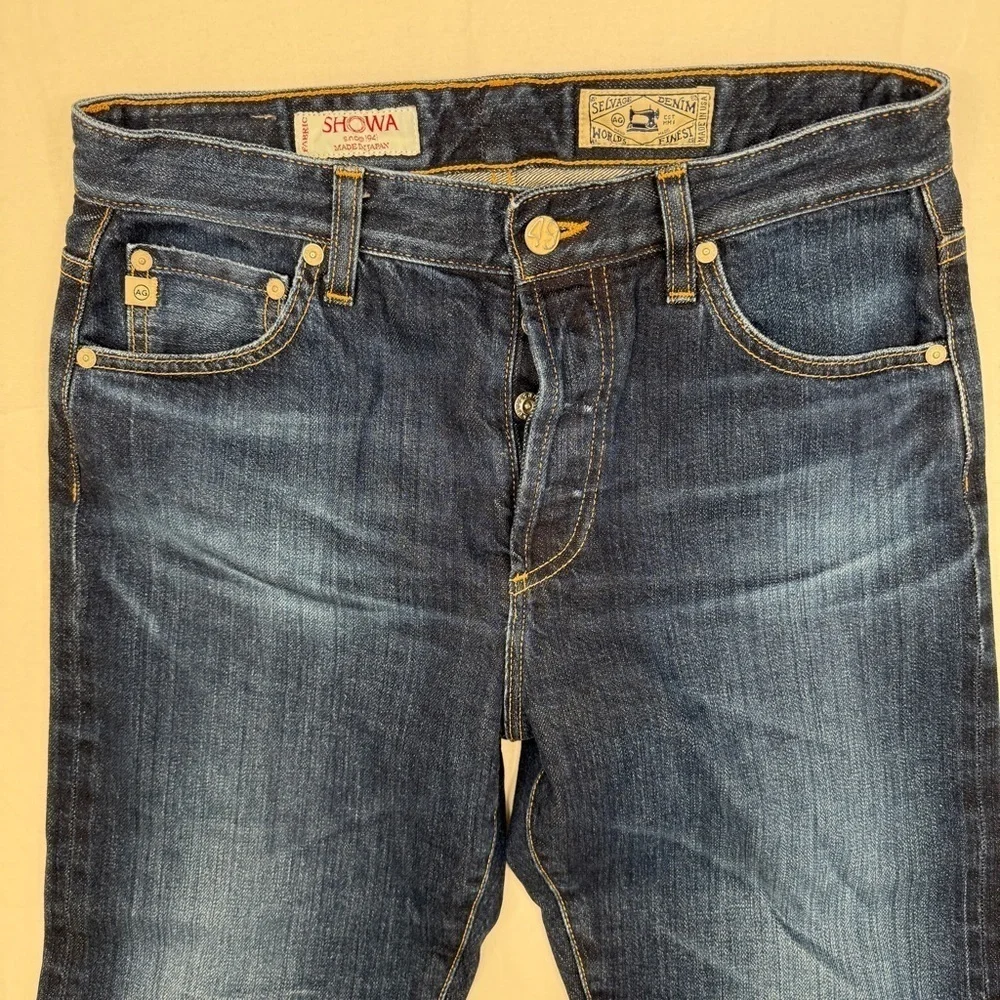 AG Alexxis Slim Jeans Yokohama Japan Red Line Selvedge Size 28